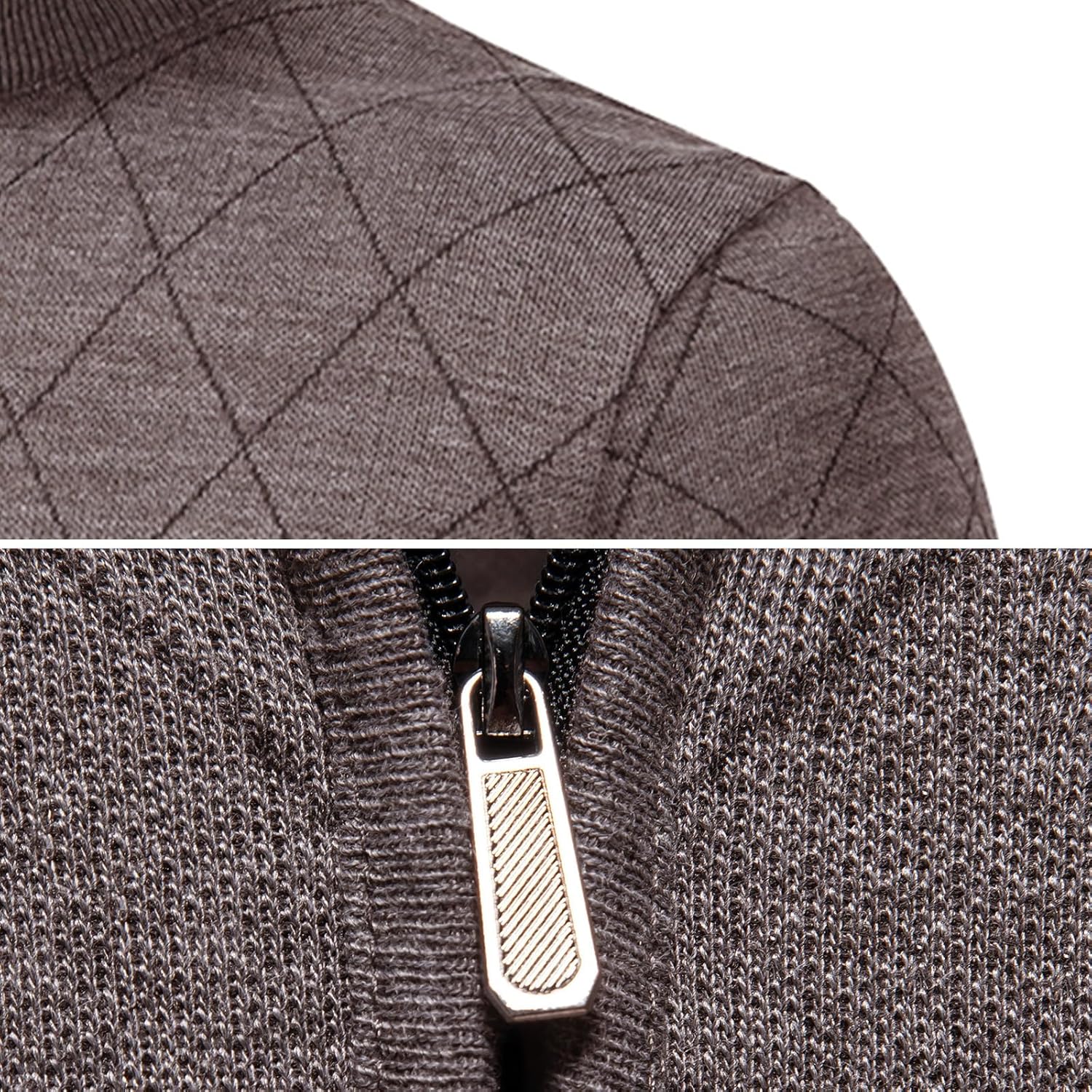 Mylldey 1/4 Zip Pullover Mens Sweaters Lightweight Pullover Soft Men's Knit Long Sleeve Sweater - Image 4