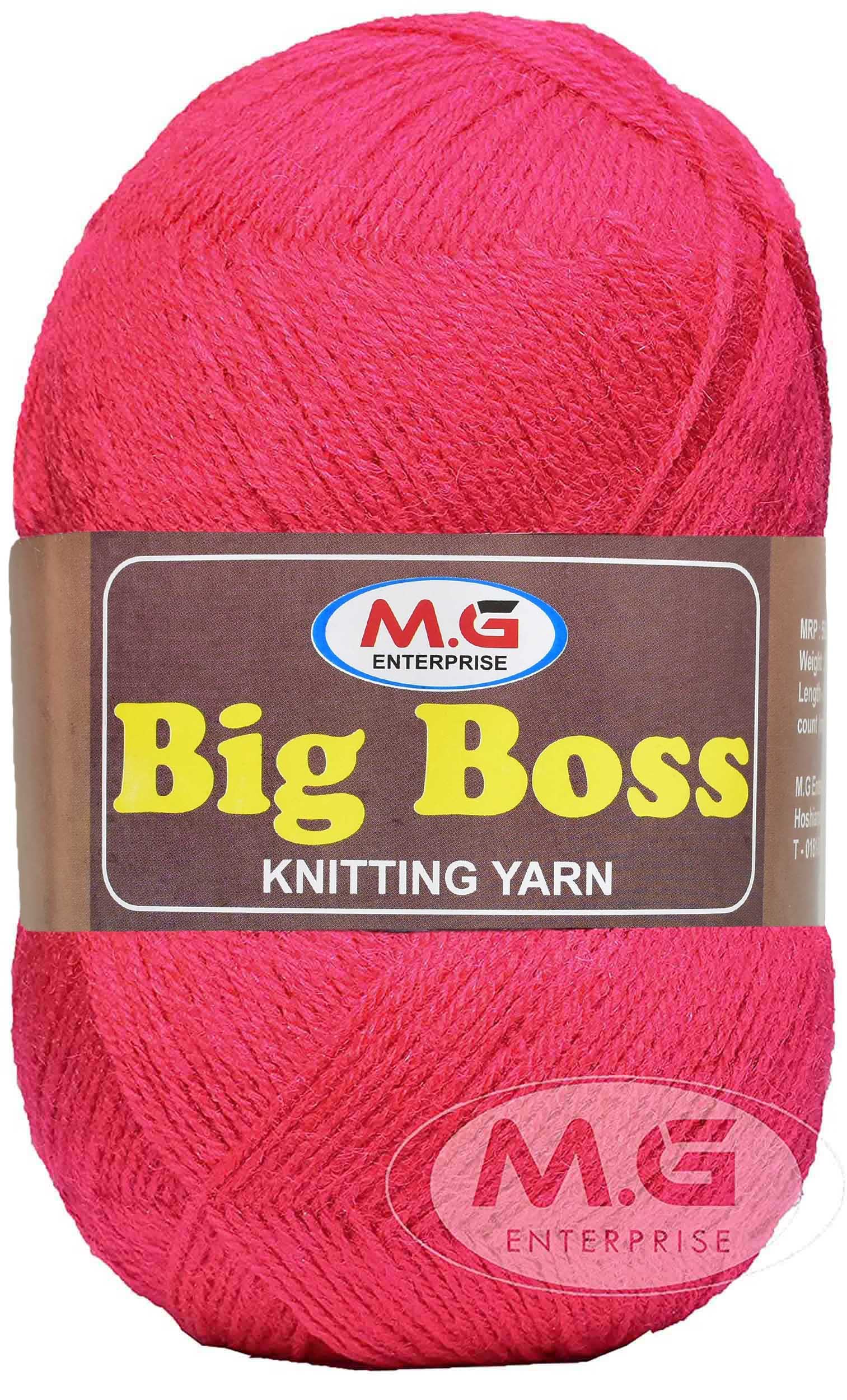 M.G ENTERPRISE Big Ball Melon (200 gm) Wool Ball Hand Knitting Wool/Art Craft Soft Fingering Crochet Hook Yarn, Needle Knitting Yarn Thread dye N O PQRSTT