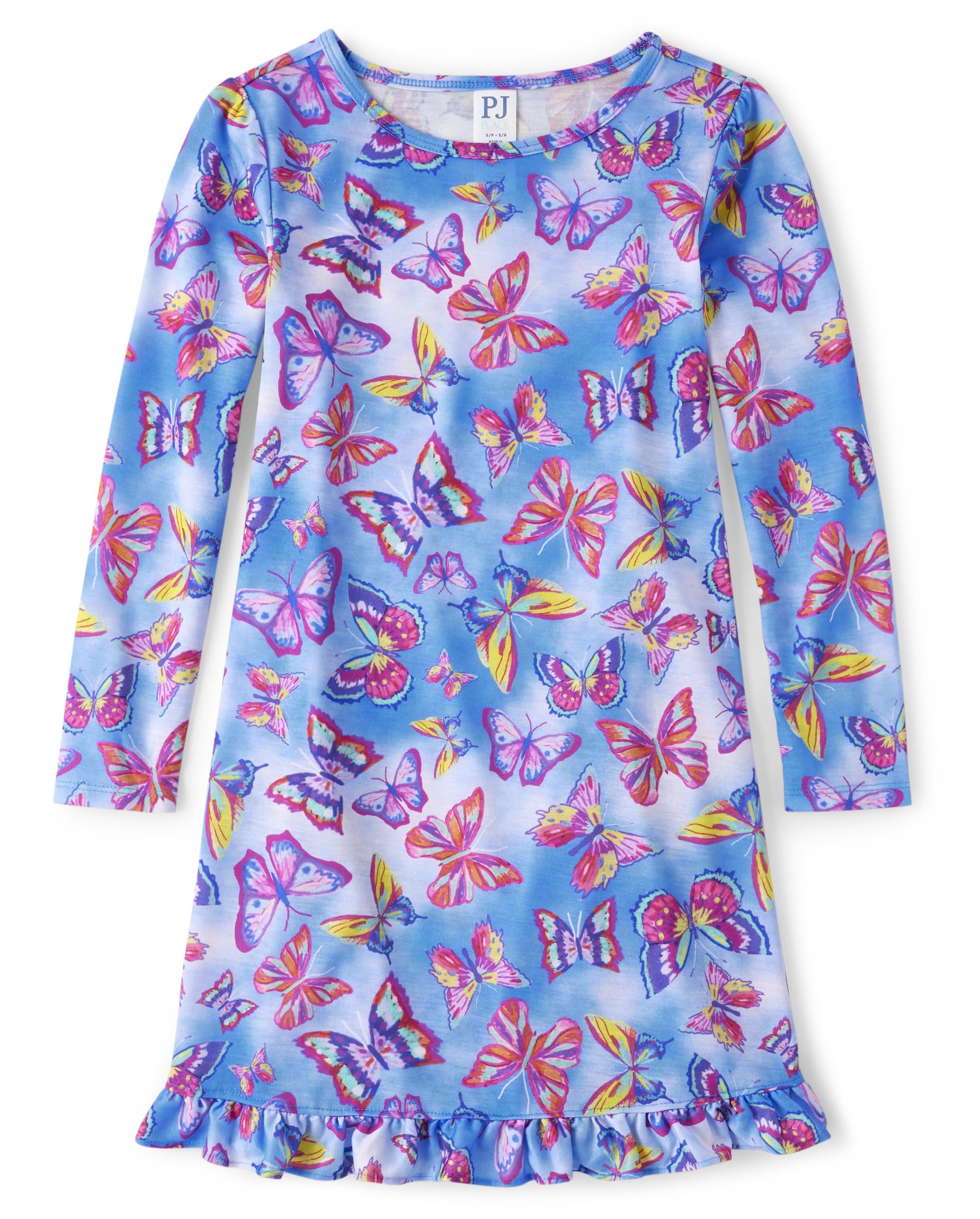 The Children's PlaceGirls' Single Long Sleeve Nightgowns