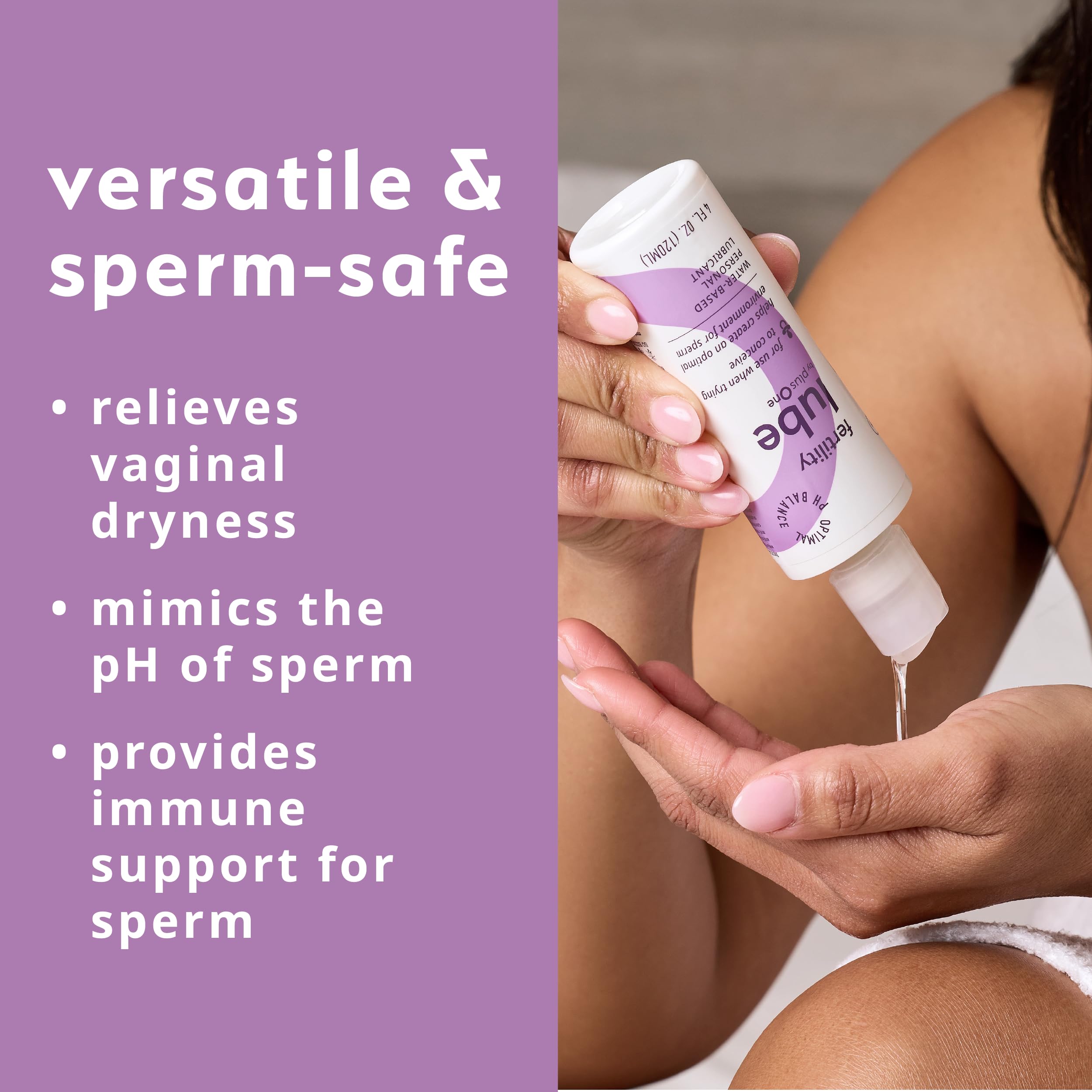 Amazon.com: plusOne Fertility Lube Sperm-Friendly Personal Lubricant for Couples Trying to Conceive pH-Balanced to Mimic Fertile Cervical Mucus Supports Sperm Motility Water-Based & Paraben-Free 4 fl oz : Amazon.com: plusOne Fertility Lube Sperm-Friendly Personal Lubricant for Couples Trying to Conceive pH-Balanced to Mimic Fertile Cervical Mucus Supports Sperm Motility Water-Based & Paraben-Free 4 fl oz :