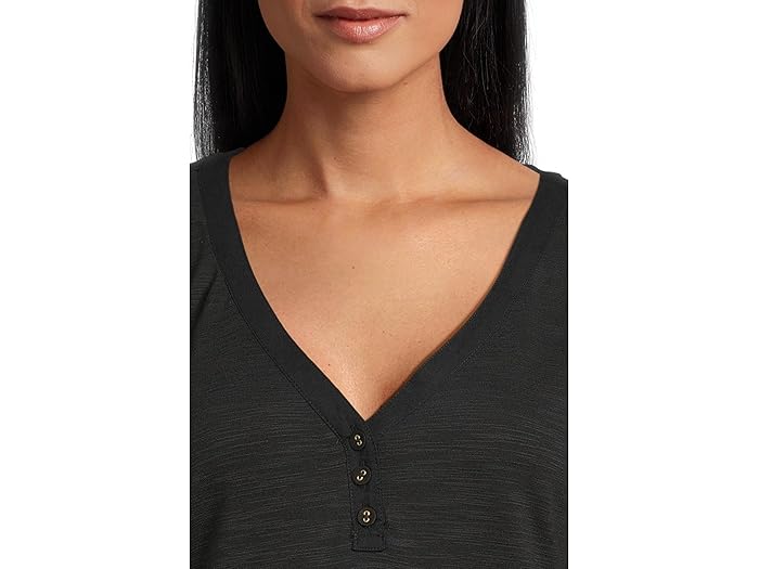 Ashby Isles Placket Puff Sleeve Top - Image 5