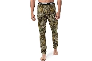 Men's Heavyweight Real Tree Fleece Thermal Underwear Long Johns Bottom