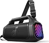 Soundcore Boom 2 Plus Parlante Bluetooth Portátil de Anker, 140W, IPX7 | Audio de 2+2 Canales, BassUp 2.0, 20H de Reproducción, Carga Rápida, Luces RGB, Banco de Energía, Bluetooth 6.0, para Camping y Playa 1