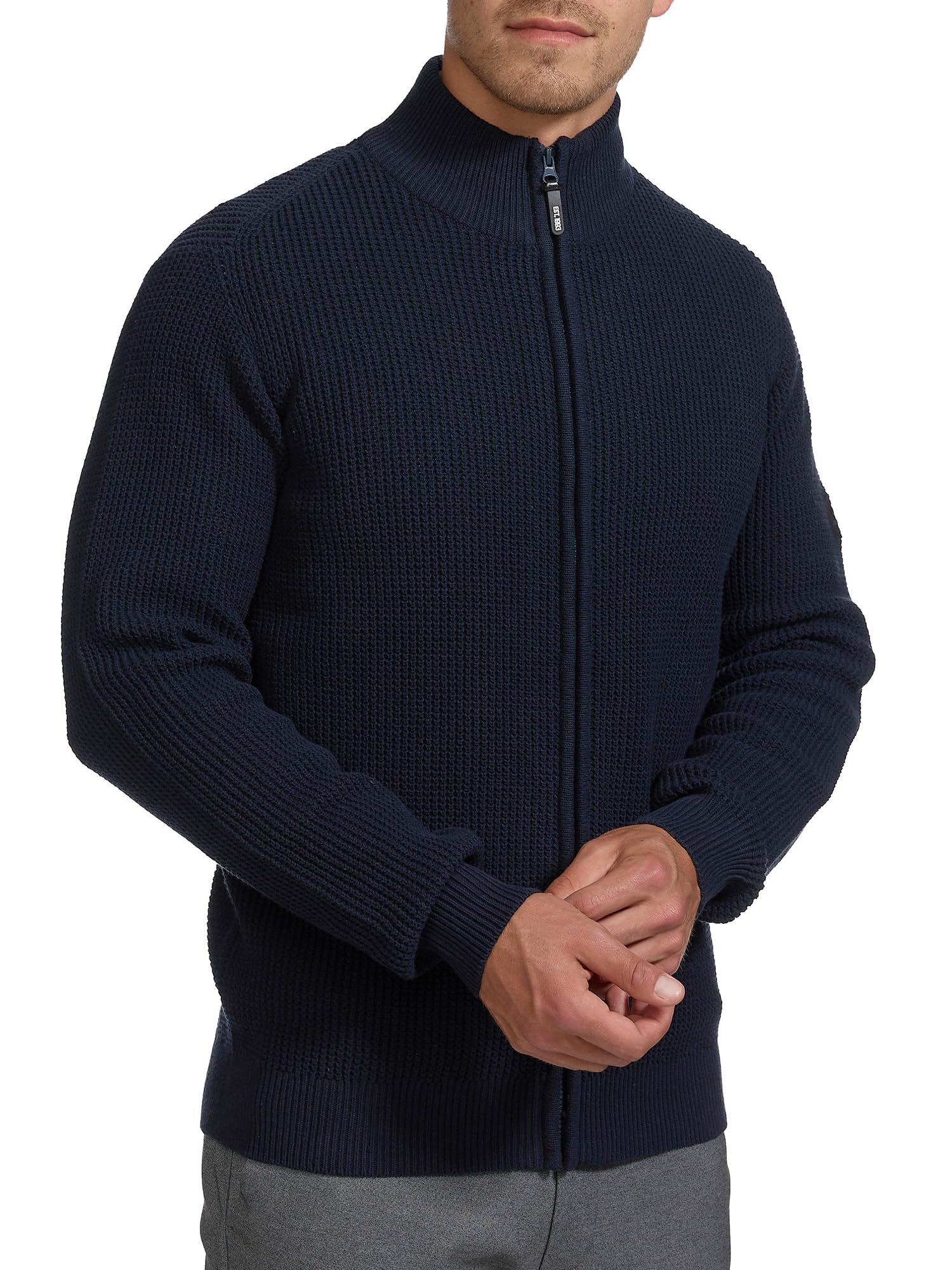 Indicode Hombres INLayton Cárdigan con Cuello Alto