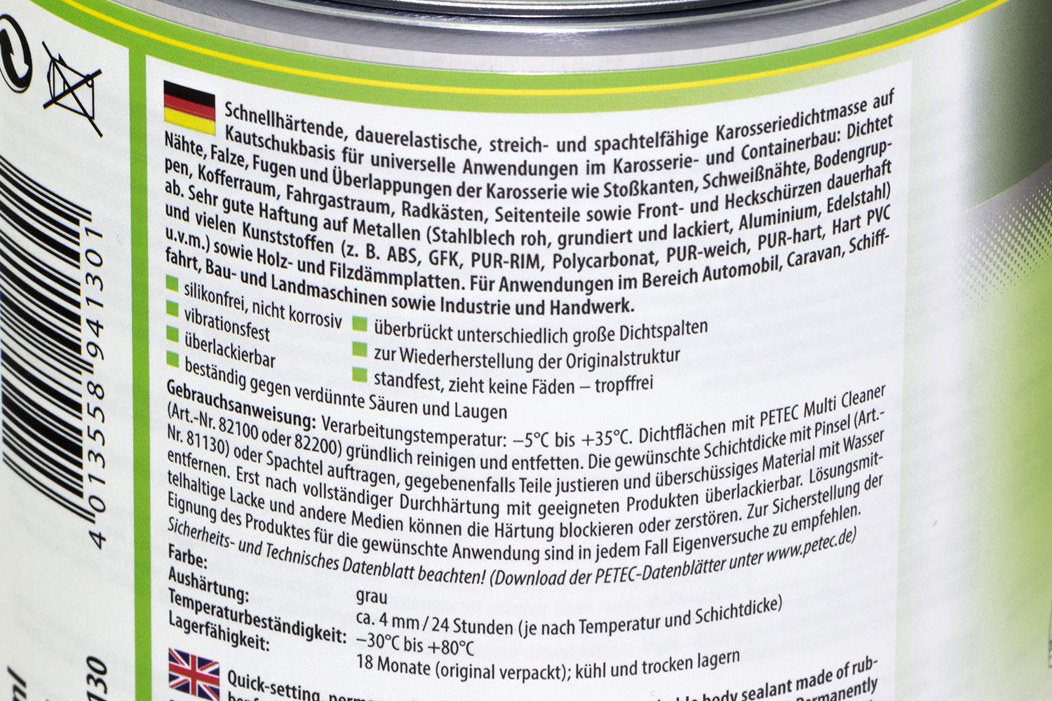 Petec 94130 - Sigillante per carrozzeria, 2 confezioni da 1000 ml