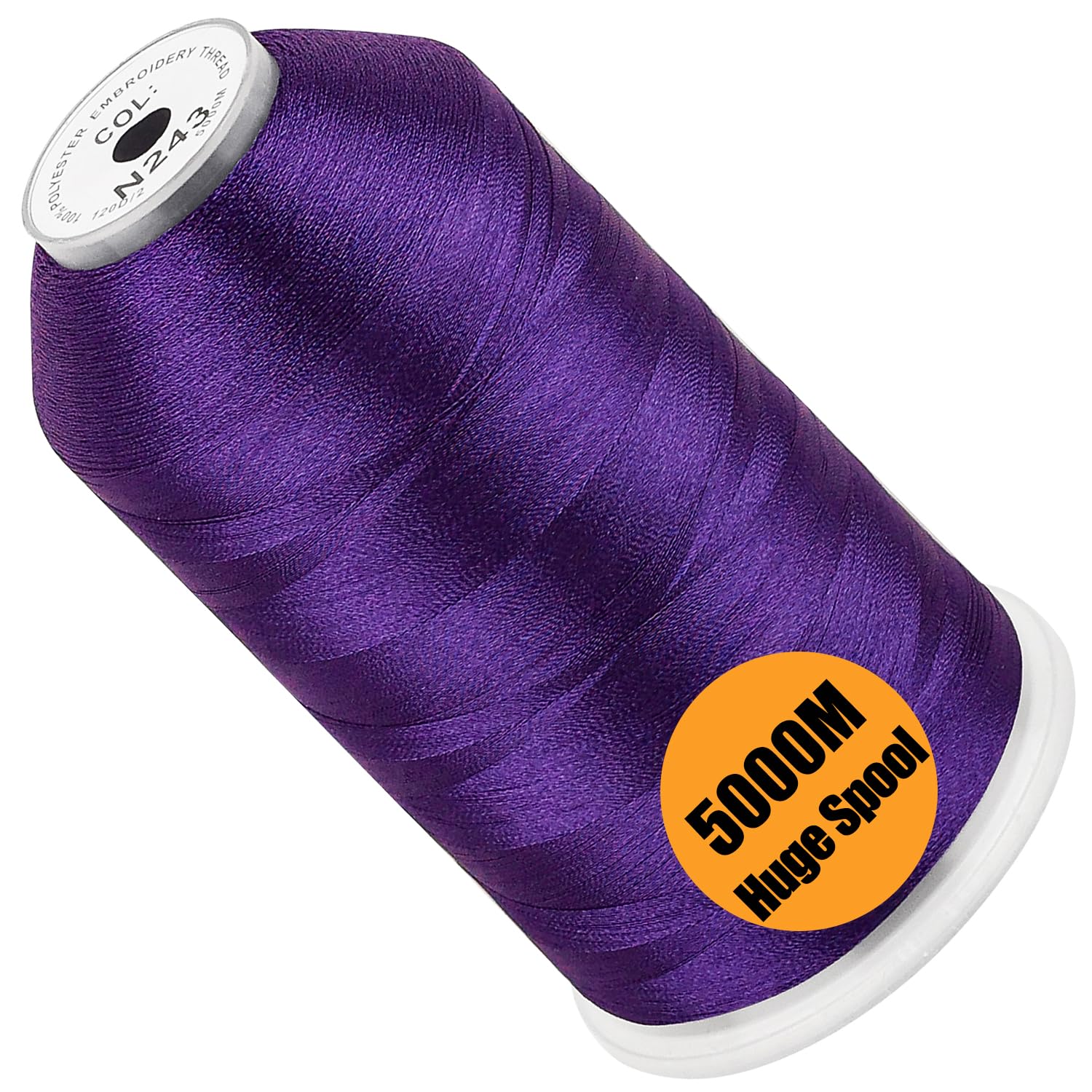 New brothread Huge Spool Embroidery Thread -Royal Purple Fits Janome Color