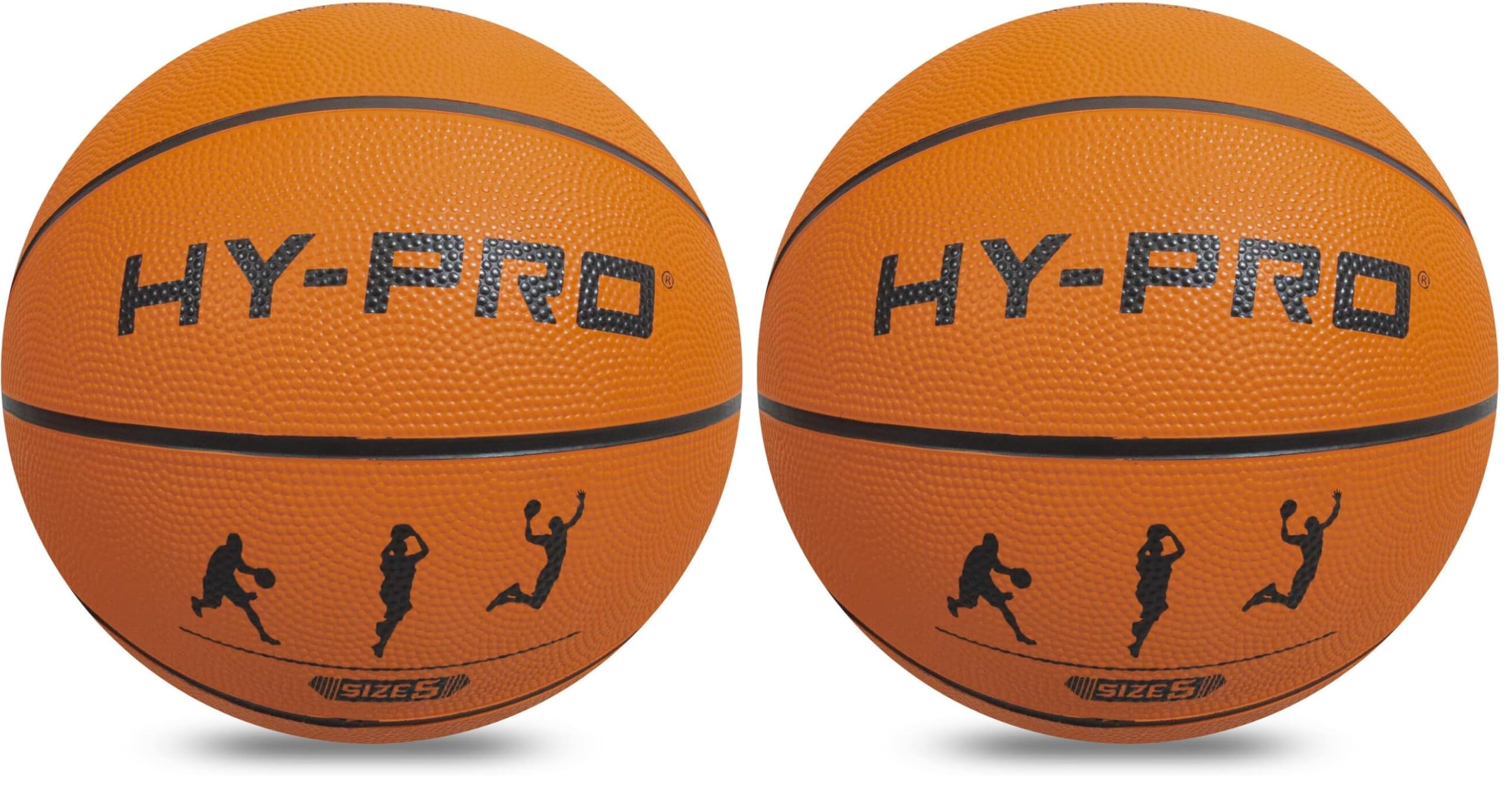Hy-Pro Größe 5 Basketball Hellbraun (Packung mit 2)