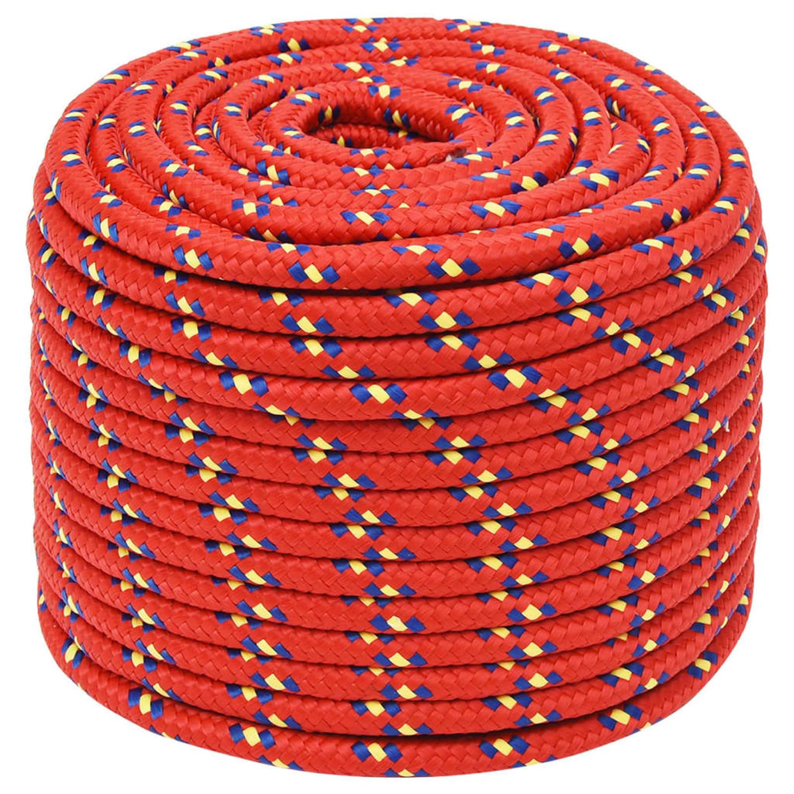 Gecheer Corda per Barca Rossa 12 mm 100 m in Polipropilene