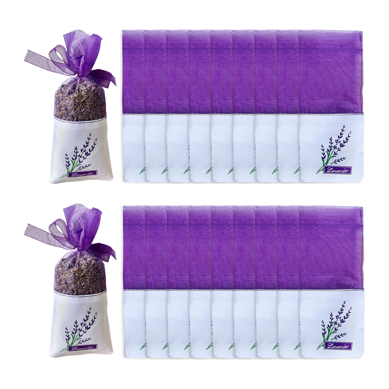 10 Pcs Lavender Bags for Wardrobes,Scent Bag Dry Dried Lavendar Flowers
