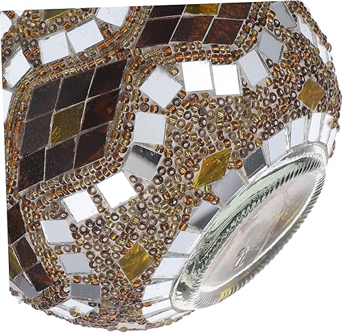 Miniatura 8 de DOITOOL Lámpara de luz de mosaico Lámpara de exterior con energía solar Mosaico azul Luz solar Luces decorativas al aire libre Decoración al aire