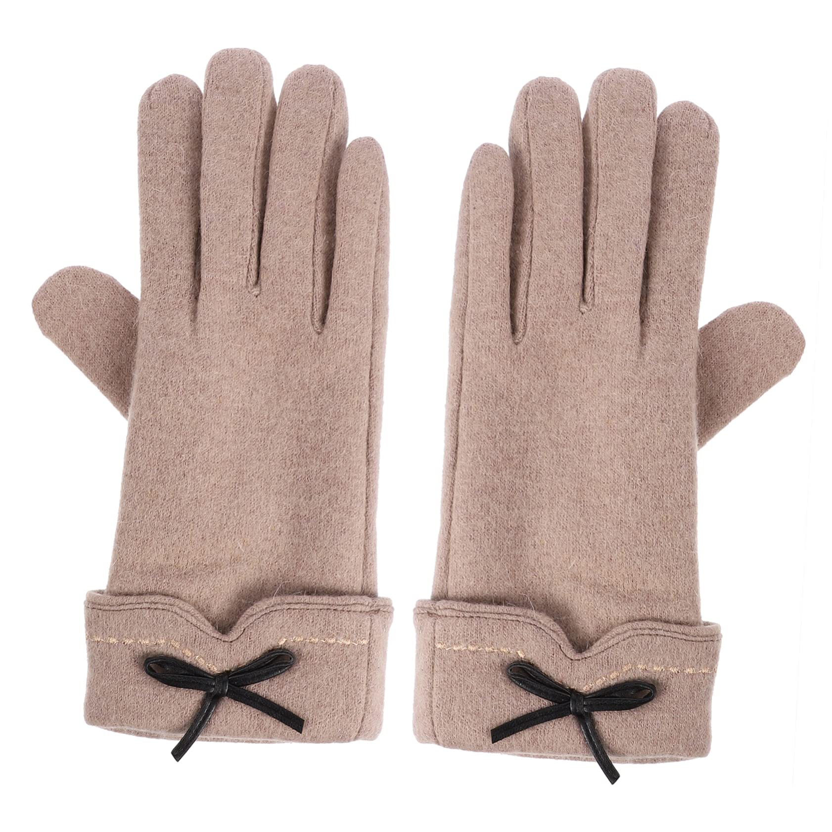 FOMIYES Warm Winter Cycling Gloves for Women Telefingers Gloves Anti-Slip Full-Finger Mitts Fashion Elements