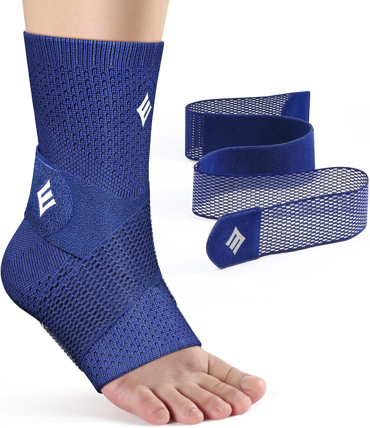 NEENCA Ankle Brace for Women & Men, Ankle Support with Compression Wrap, Compression Sleeve for Sprained Ankle, Swelling & Heel Spur Pain, Achilles Tendonitis Pain Relief
