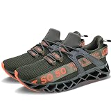 JSLEAP Men Running Shoes Walking Athletic for Men Casual Slip Fashion Sports Outdoor Shoes