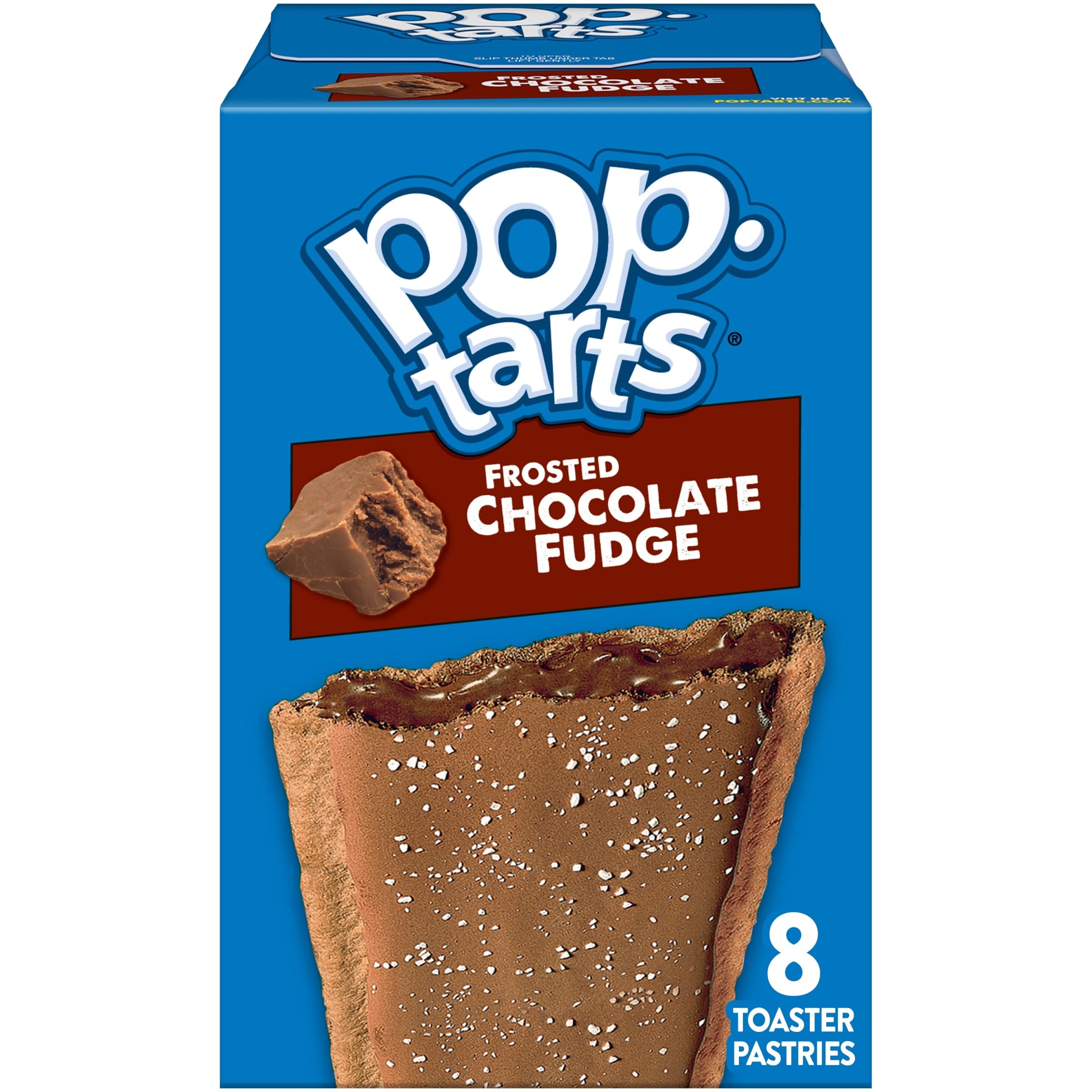 Toaster Pastries, Breakfast Foods, Kids Snacks, Frosted Chocolate Fudge (8 Pop-Tarts)