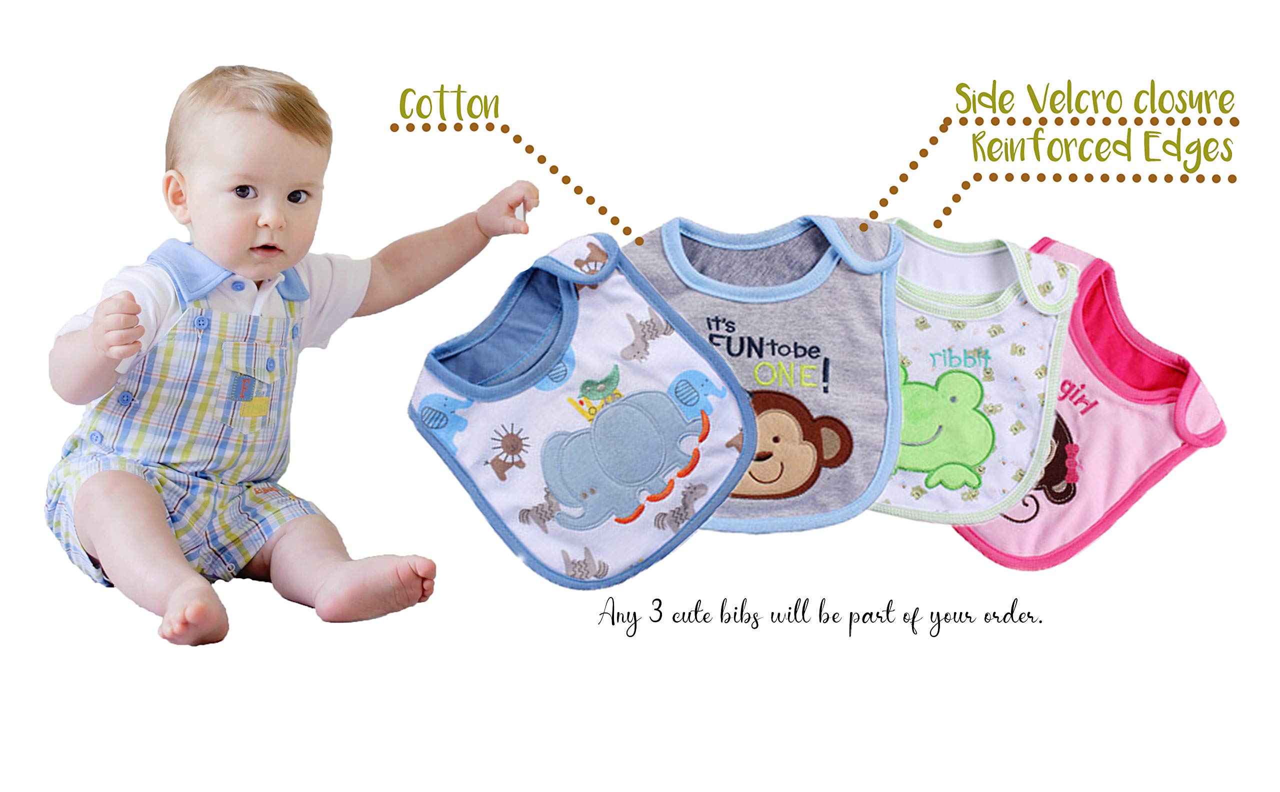 Baby Bibs Uber With Baby Miamia Baby Bibs Set With Sleeves 5x BPA