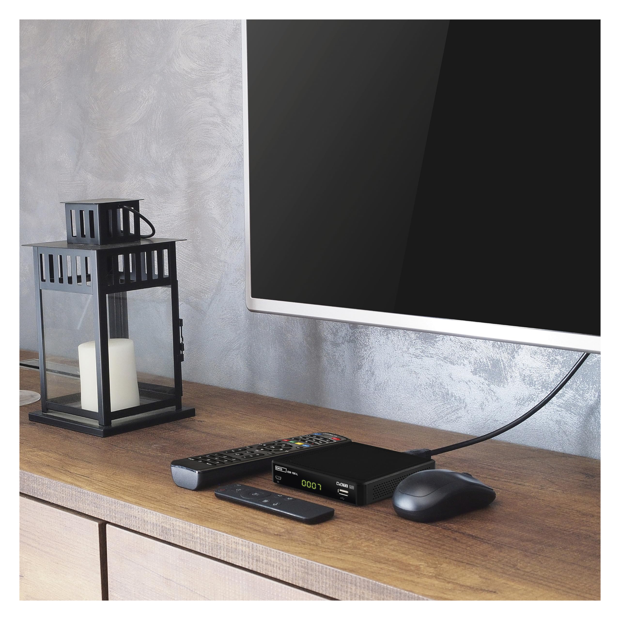 Decoder DVB-T2 EMOS - Ricevitore Digitale Terrestre HD Con USB, HDMI, SCART - Telecomando E Funzione Registrazione - Foto 9