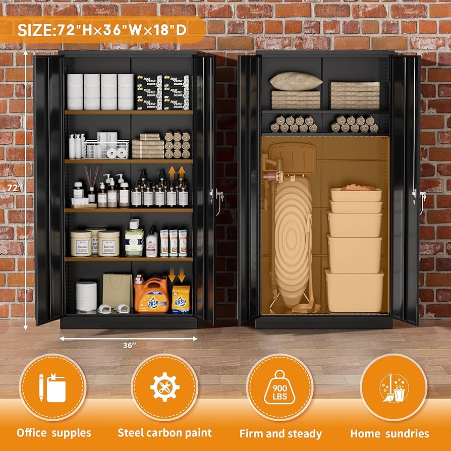 SABBATICAL ルピネL Amazon.com: Greenvelly Steel SnapIt Storage Cabinet, 72