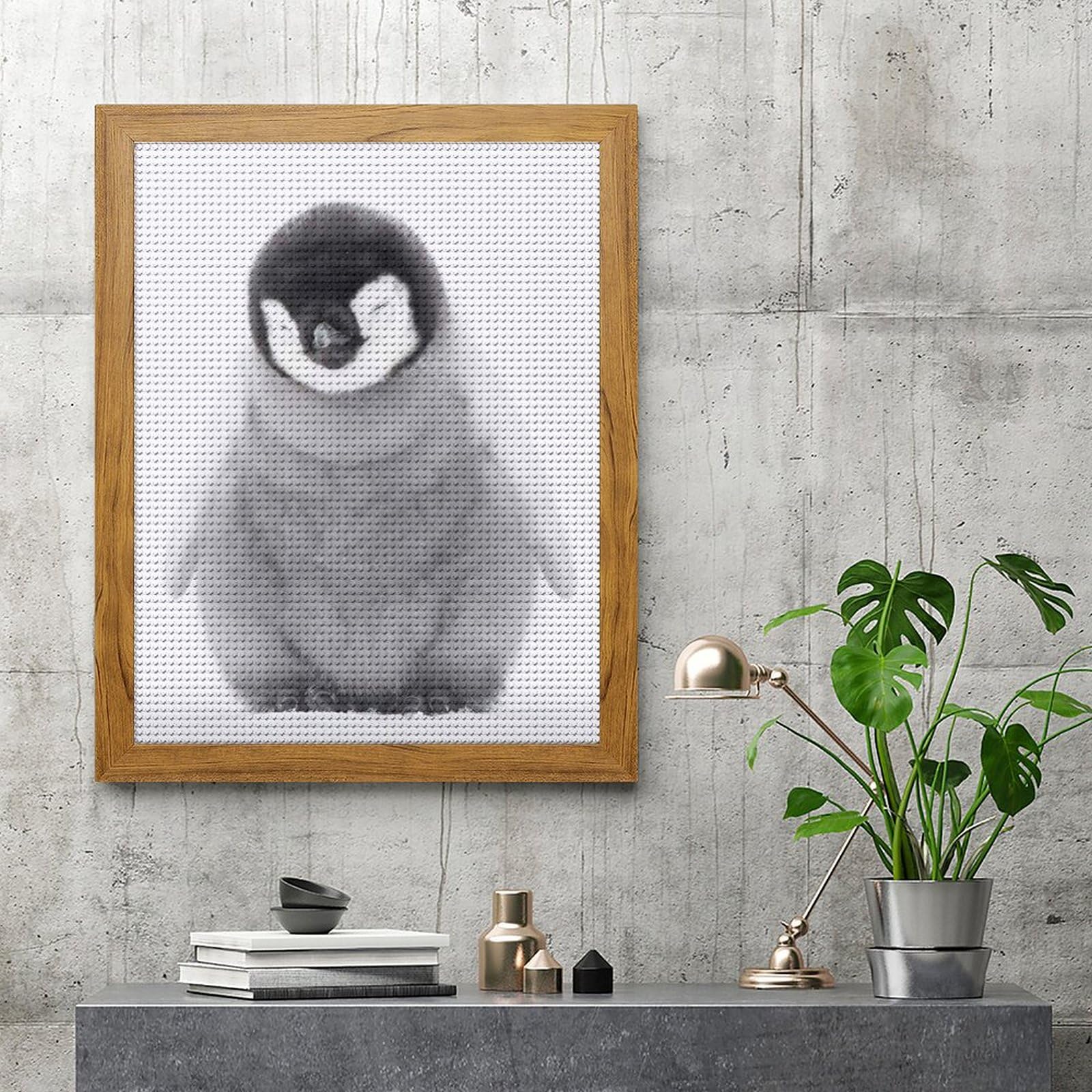 ダイヤモンドアート ペンギン 5D DIYダイヤモンド塗装 30×30cm ダイヤモンドアート ペンギン 5D DIYダイヤモンド塗装 30×30cm