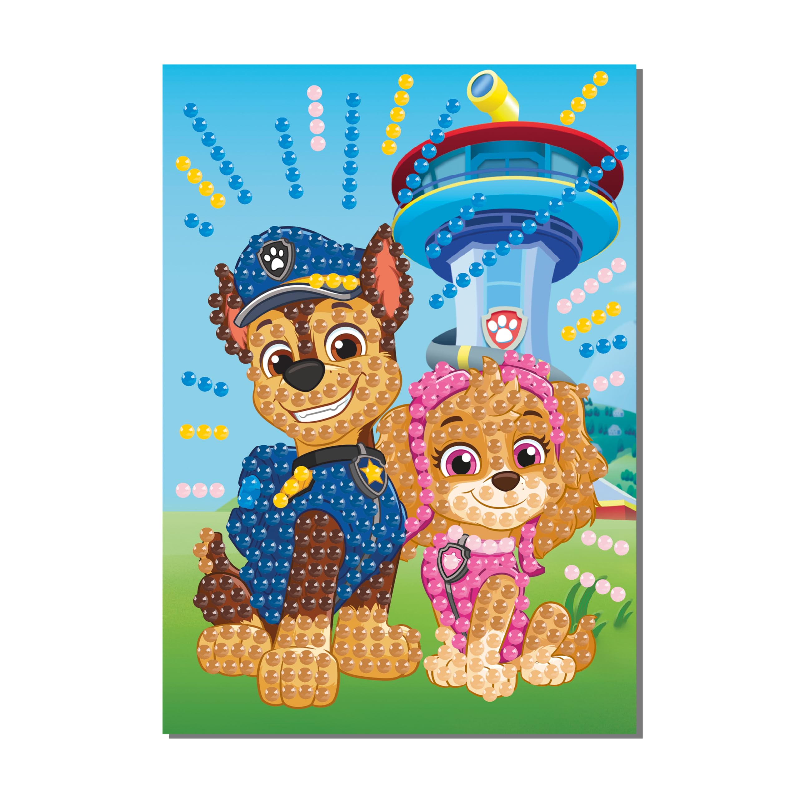 Totum Multi-Colour Paw Patrol Diamond Painting Kit With Card And Envelope, Ages 4+