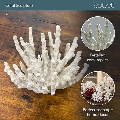 Miniatura 3 de Abbott Collection 20-SEASHORE16 RED - Figura decorativa de resina con rama de coral 3D rojo medio