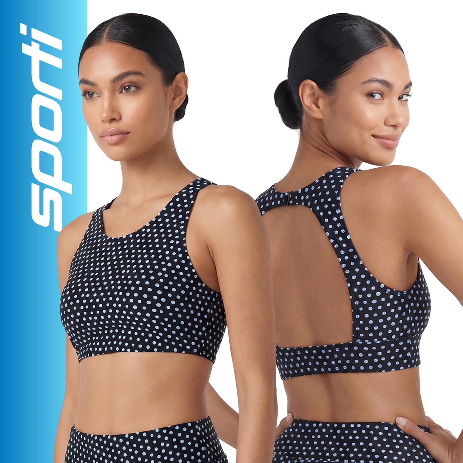 Sporti Active High Neck Crop Bikini Top