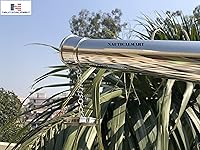 Vista 4 de Soporte de trípode para telescopio antiguo Elite de cuero blanco de diseñador de piso telescopio con base