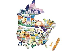 ACIMONE RV United States & Canada State and Province Sticker Map