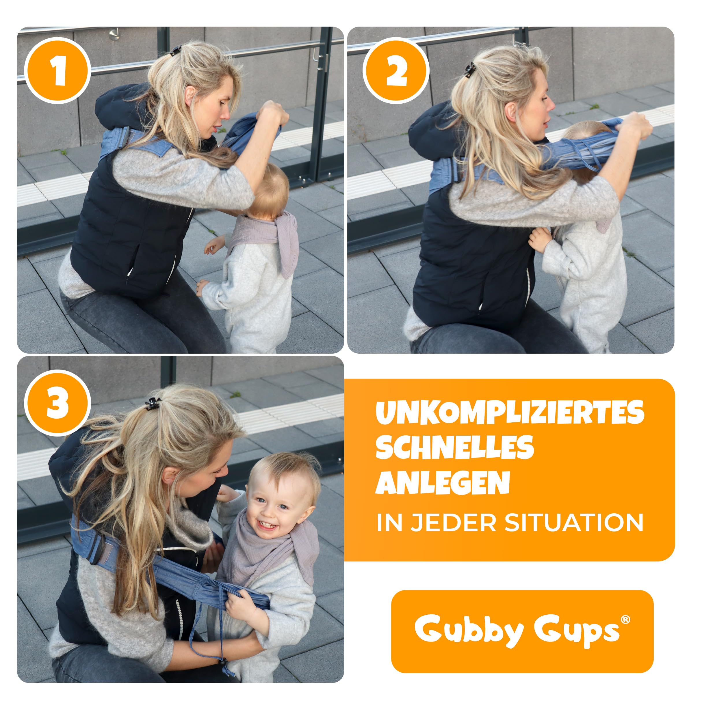 Hüfttrage Baby – Ergonomische seitliche Babytrage ab 6 Monate, praktische Tragehilfe für Kleinkind bis 15 kg, schnell angelegt für kurze Einsätze im Alltag | Praktische Tragehilfe für kurze Alltagseinsätze. Leicht, kompakt und ideal für Babys und Kleinkin