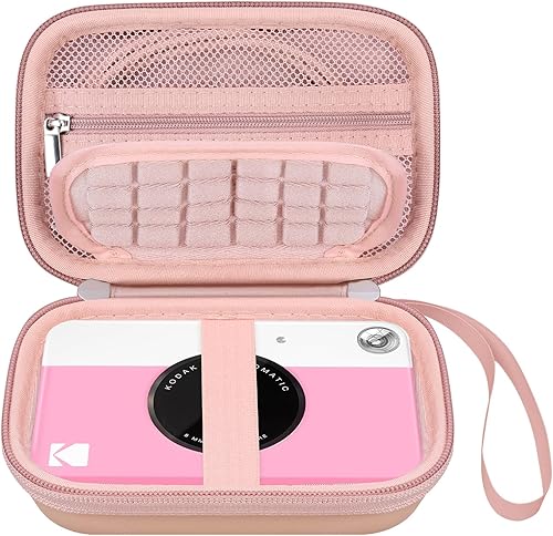 Elonbo Funda de transporte para cámara KODAK Printomatic digital de impresión instantánea, bolsa de almacenamiento portátil para impresora Elonbo Funda de transporte para cámara KODAK Printomatic digital de impresión instantánea, bolsa de almacenamiento portátil para impresora