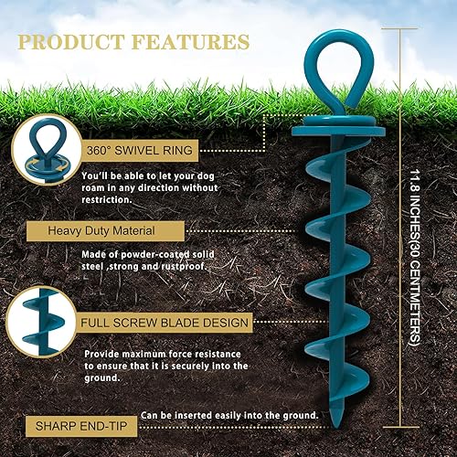 Miniatura 9 de Eurmax - Estacas para tienda de campaña para la familia, Rojo