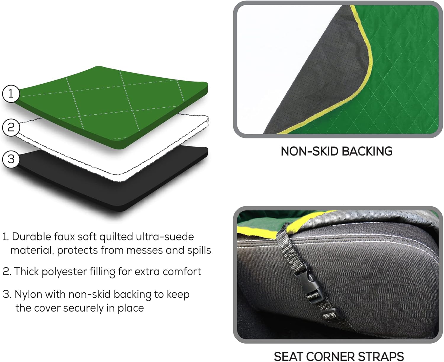 JOHN DEERE PET CAR SEAT COVER for DOGS & CATS. Licensed SEAT PROTECTOR for Construction, Tractors, John Deere Fans! Drive your DOG/CAT in-style with the Pets First John Deere CARSEAT VEHICLE PROTECTOR