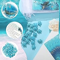 Vista 3 de Eaasty Juego de 135 tarjetas de regalo de historias de tortugas marinas, mini recuerdo, juego de tarjetas de tamaño de cartera de historias