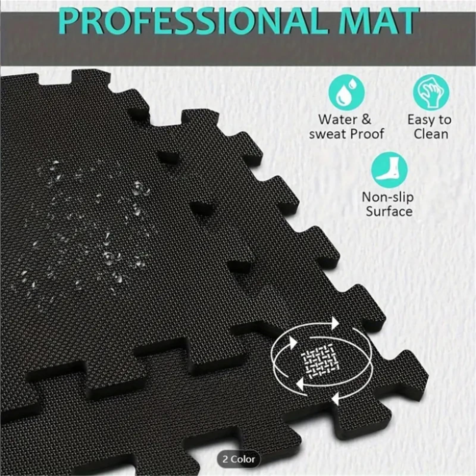 10/16Pieces Jigsaw Puzzle Fitness Mat Play
