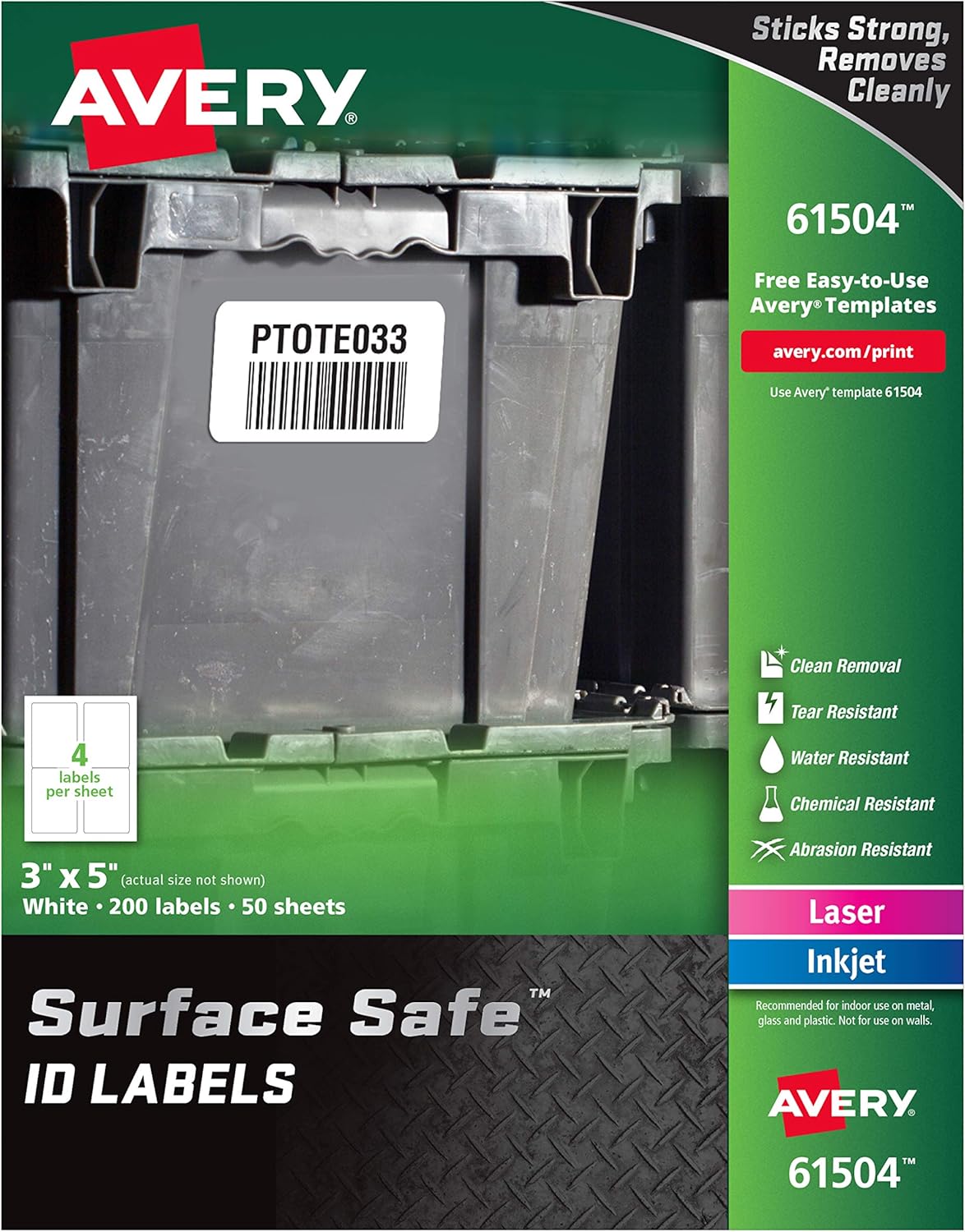 Avery Durable Labels Label, 3