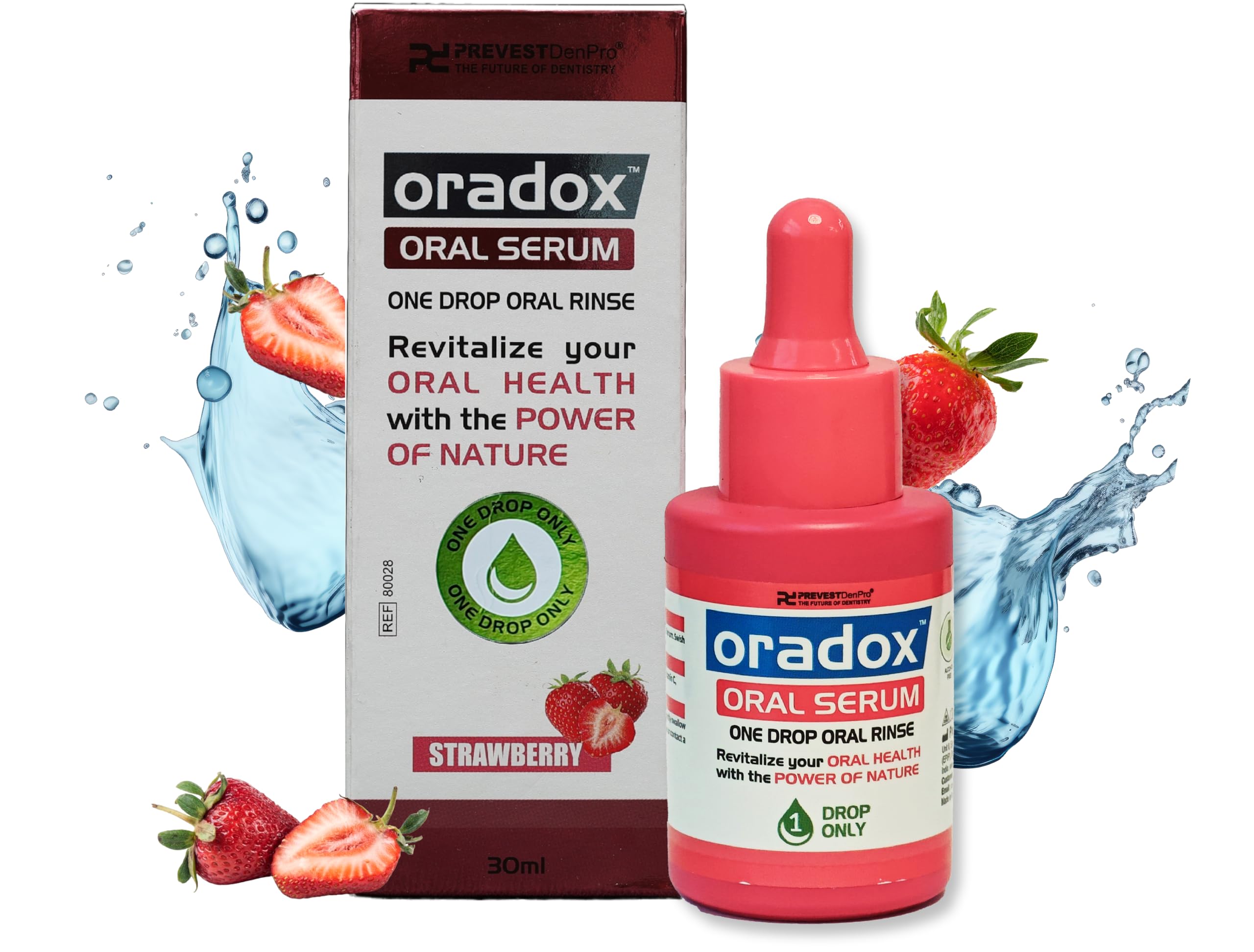 Oradox (Oral) Serum - 1 drop Oral Rinse Mouthwash Concentrate for Complete Oral Care (Strawberry) (B0CYXQ3G22) Amazon Price History, Amazon Price Tracker