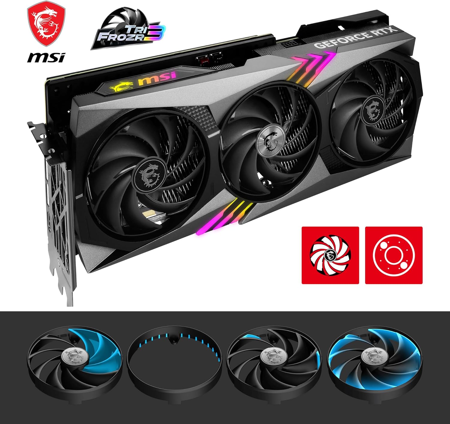 MSI Geforce RTX 4070 Ti Gaming X Trio 12G Scheda Video Gaming, 12 Gb GDDR6X, 2760 MHZ, PCI Express Gen 4, 192 Bit, 3X Dp V 1.4A, HDMI 2.1A, Supporta 4K e 8K HDR Nero MSI Geforce RTX 4070 Ti Gaming X Trio 12G Scheda Video Gaming, 12 Gb GDDR6X, 2760 MHZ, PCI Express Gen 4, 192 Bit, 3X Dp V 1.4A, HDMI 2.1A, Supporta 4K e 8K HDR Nero