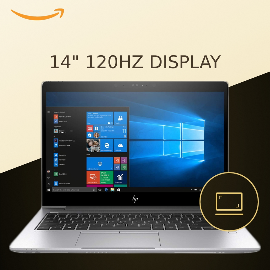 Refurbished) HP EliteBook 840 G5 Premium Laptop (Intel 8th Gen i7