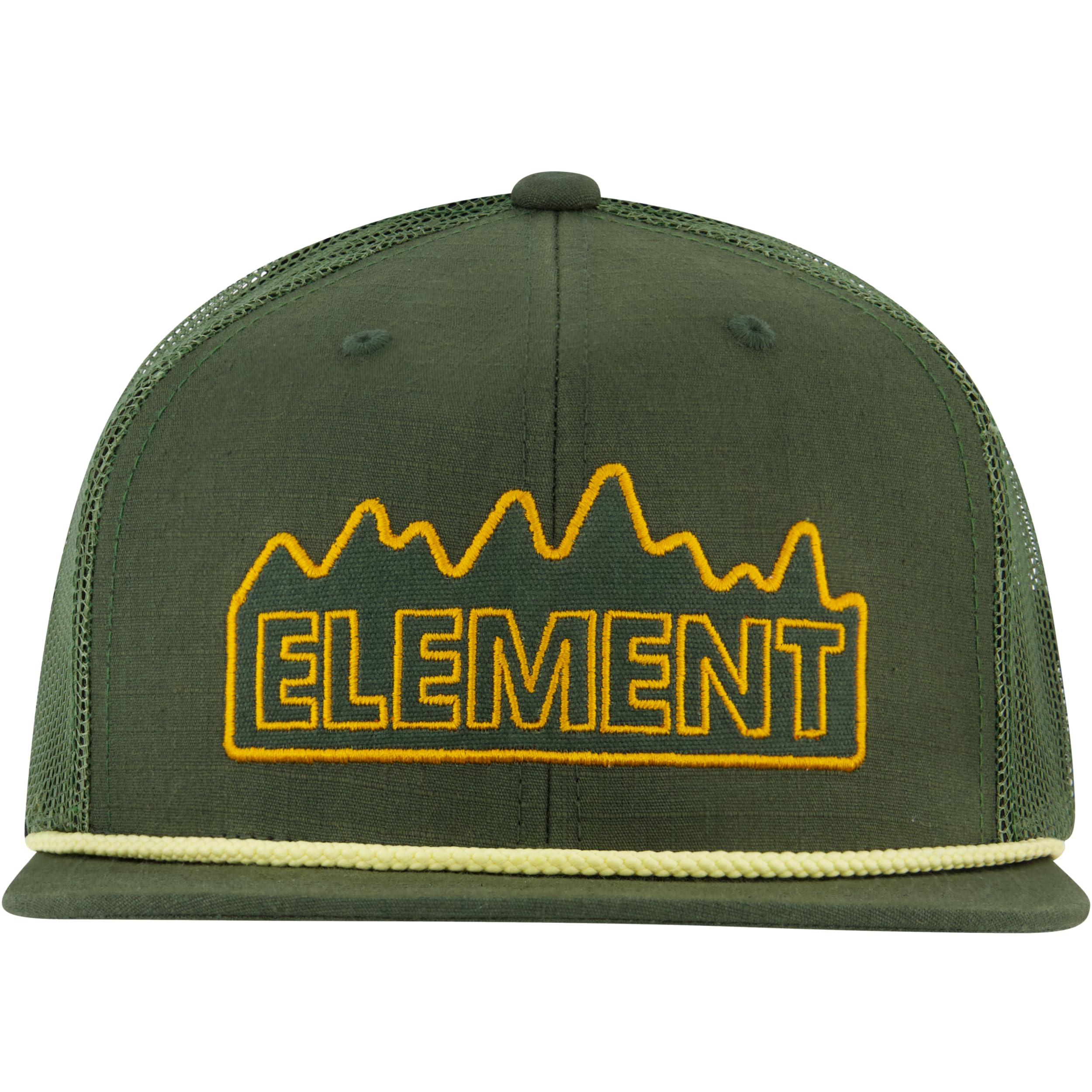 Element Trucker Hat, Adult Baseball Cap with Straight Brim, Olive, One Size, Olive, One Size