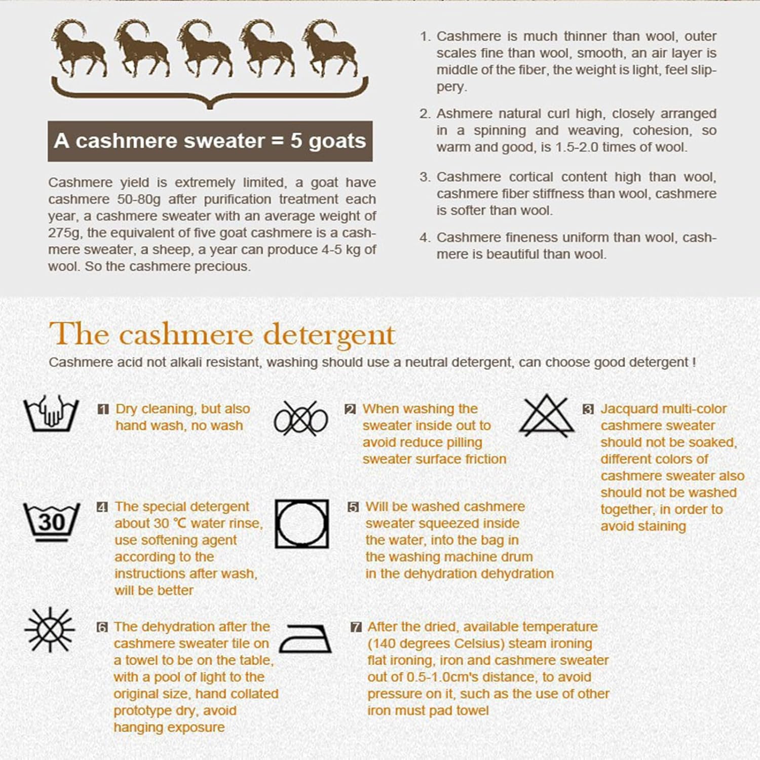 Cashmere Sweaters for Women,100% Cashmere Classic-Fit Long Sleeve Crew Mock Neck Light Cozy Soft Pullover Jumpers - Image 4