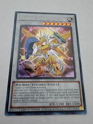 Dragón de herramientas eléctricas - HAC1-EN177 - Arsenal oculto Capítulo 1 - Secret Rare - Edición limitada