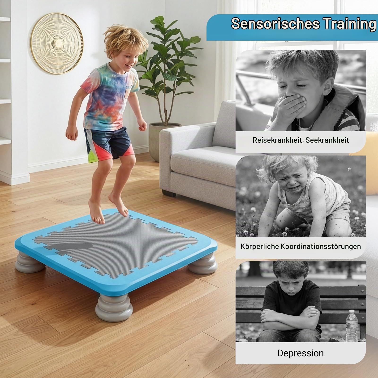 Kinder Indoor Trampolin, PU Schaum Sensorik Spielzeug
