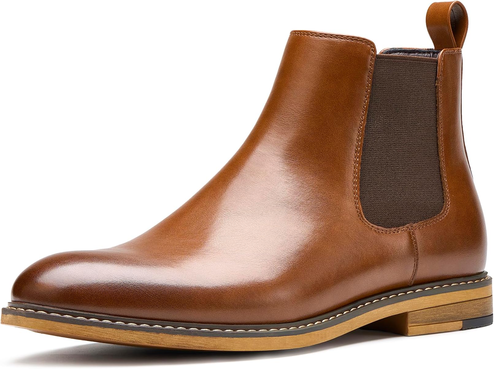 brown mens dress boots