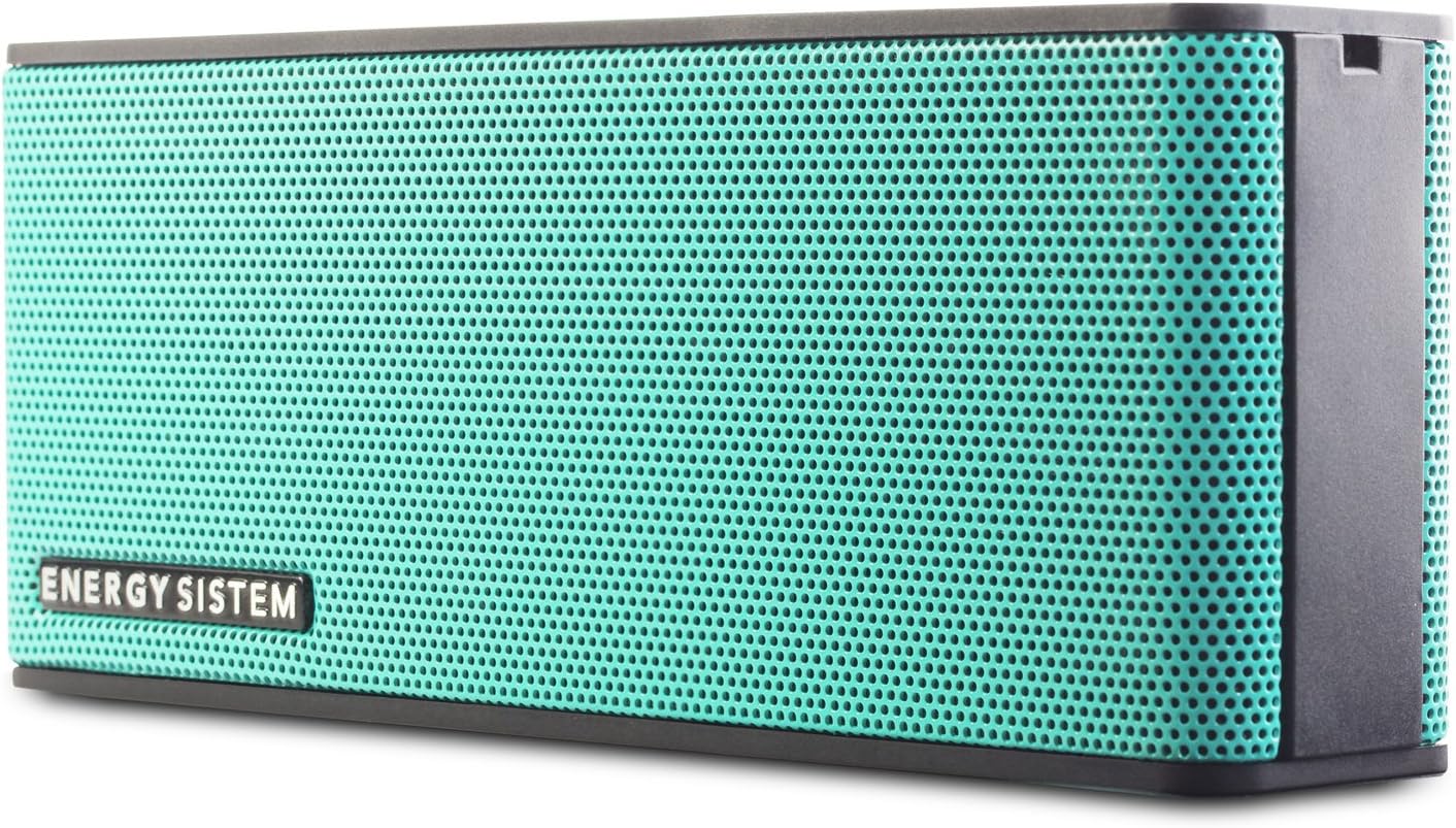 Energy Sistem Music Box B2 Bluetooth Mint (Portable Wireless Speaker, Audio-In, Hands-Free, Battery)