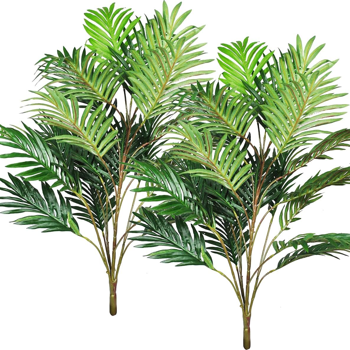 Bird Fiy Artificial Plants Palm Leaves Green Greenery Tree Faux Fake Tropical Large Leaf for Party Flowers Arrangement Wedding Decorations (2)