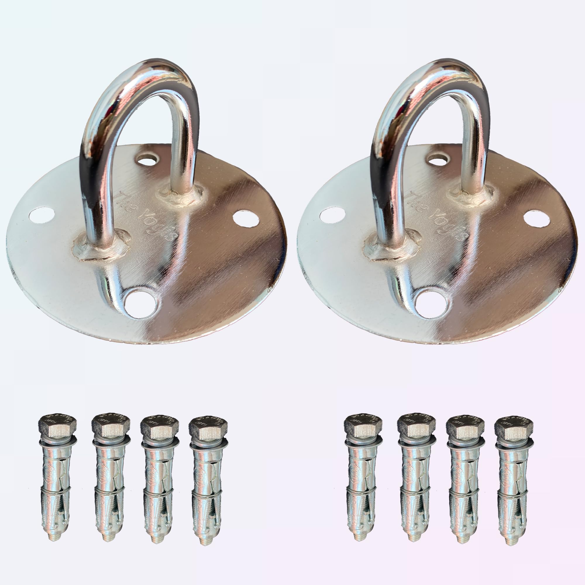 Wall and Ceiling Mount Bracket for Aerial Yoga Suspension Straps, Gymnastic Rings Swings Hammock, Resistance Band, Battle Rope PC- 2-picture-30