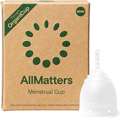 OrganiCup Copa menstrual Tamaño Mini Respetuoso del medio ambiente Solución de período reutilizable Superior a almohadillas y tampones Adecuado