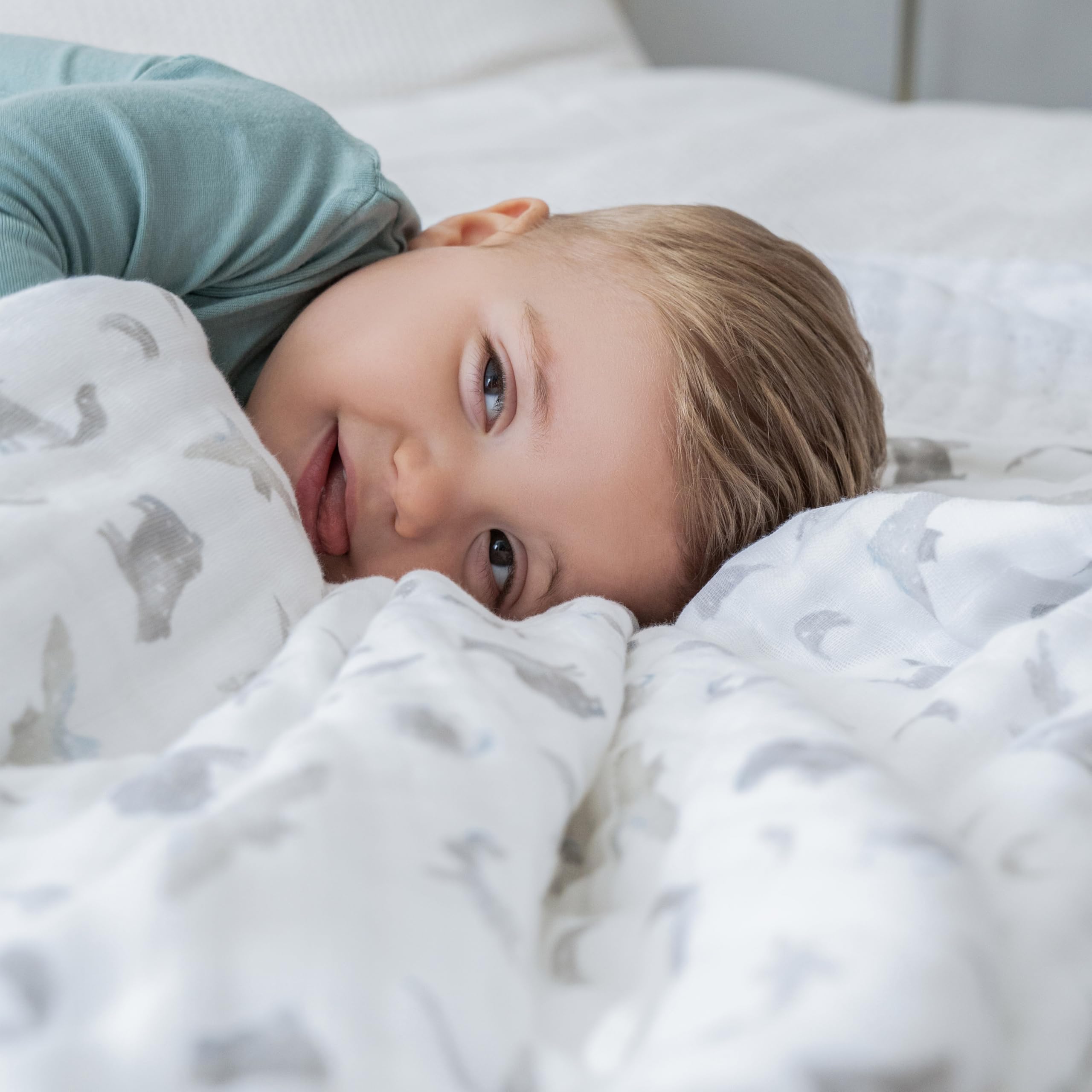 Aden + Anais Coperta in mussola di cotone biologico al 100% per neonati e bambini, coperta per neonati e bambine, regalo per la lista dei bambini e della doccia, motivo: mappa delle stelle