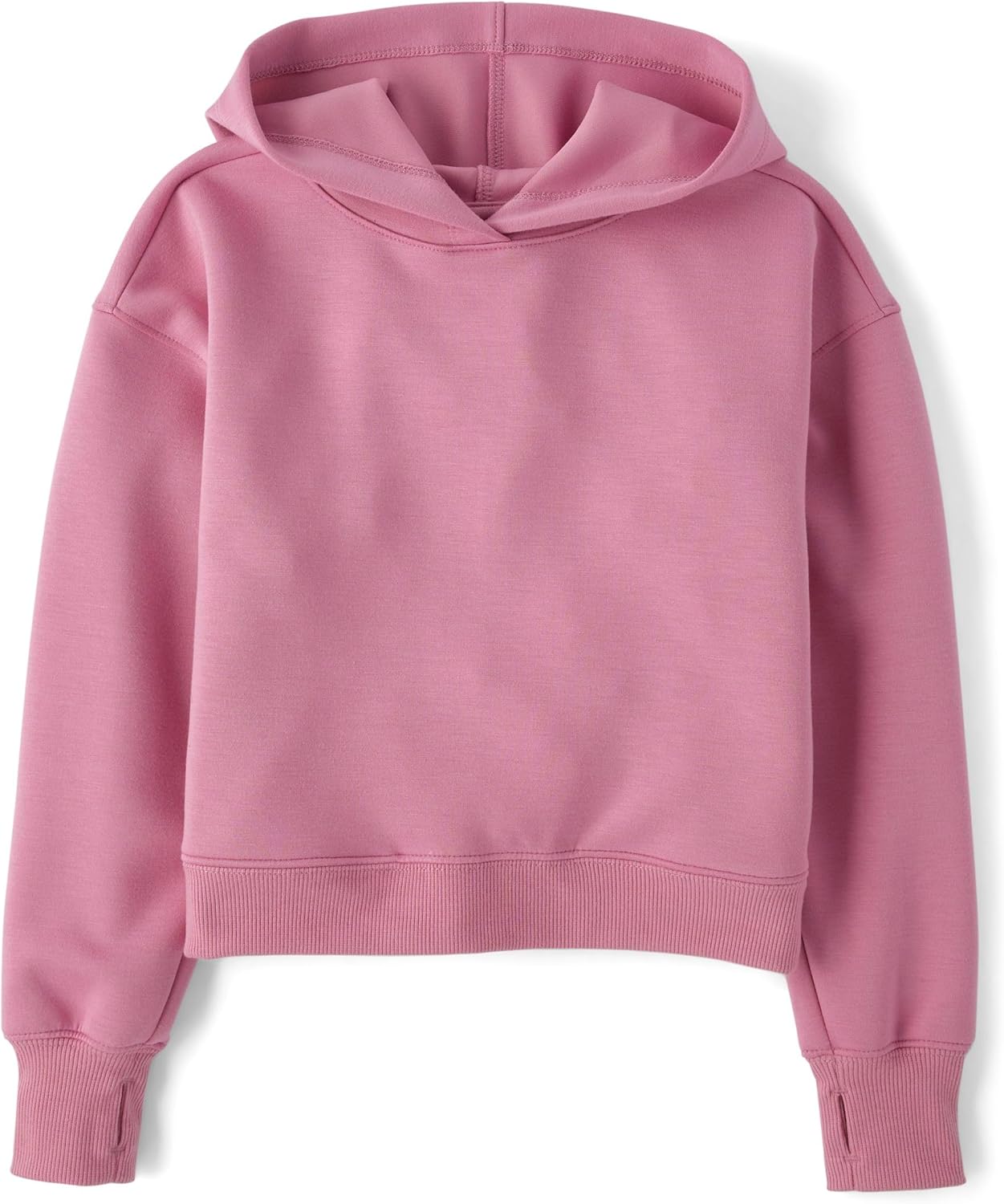 The Children's Place girls Active Long Sleeve Hooded Sweatshirt