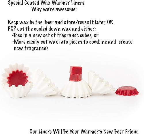 Miniatura 2 de Revestimientos calentadores de cera para derretir | 25 revestimientos reutilizables a prueba de fugas para calentador de cera | Forro de cera para