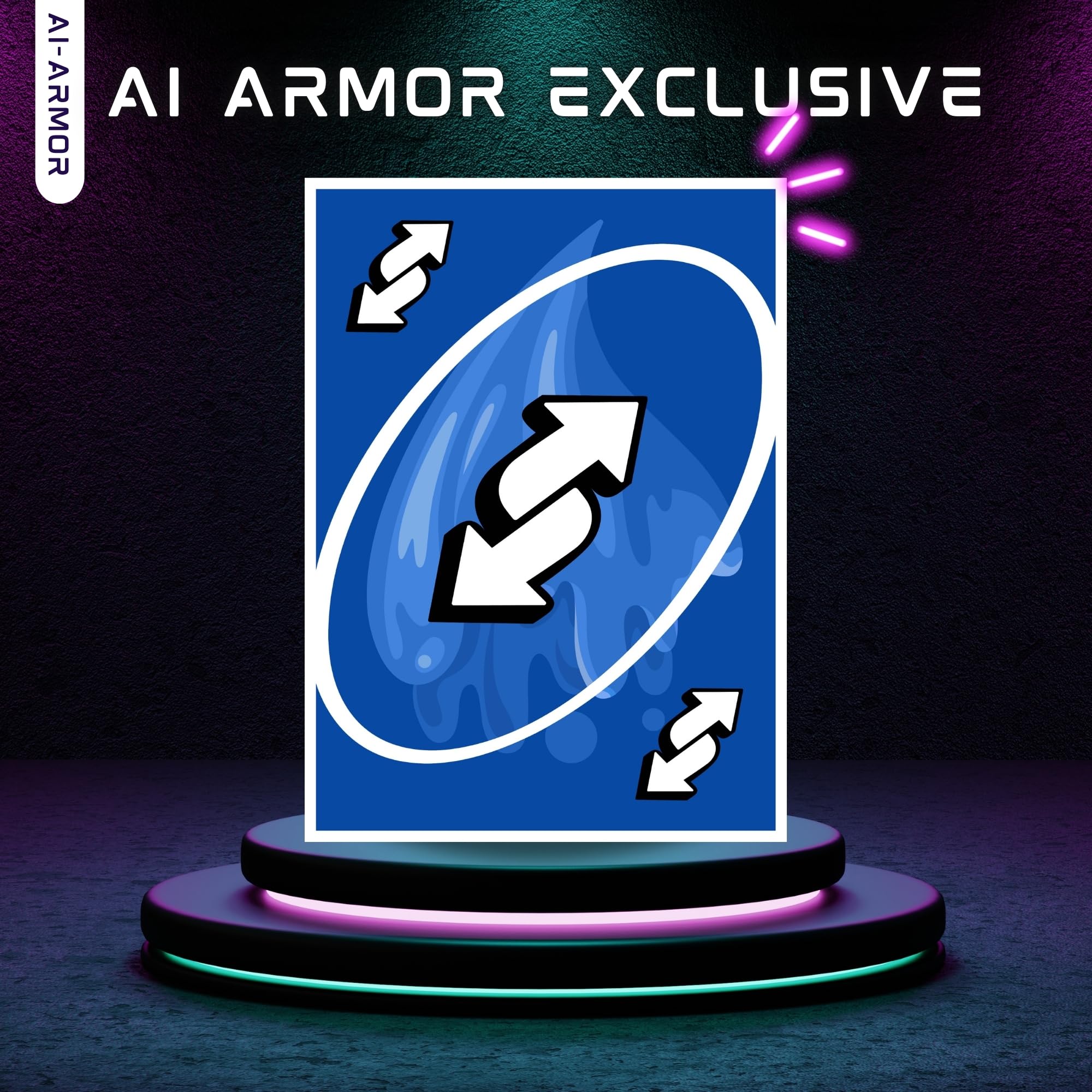 (Mono Blue Reverse) - 100ct Matte TCG/MTG Card Art Sleeves by Ai Armor